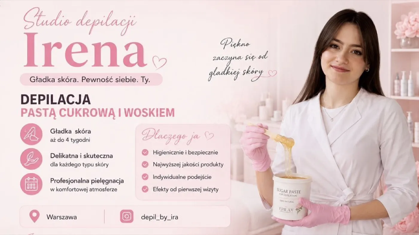 Depilacja · Pasta cukrowa · Wosk — Praga-Południe