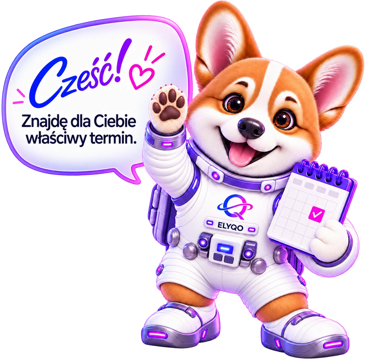 Cześć! Jestem ELYQO — znajdę dla Ciebie właściwy termin. Szukaj usług i specjalistów, rezerwuj online, dbaj o to, co dla Ciebie ważne.